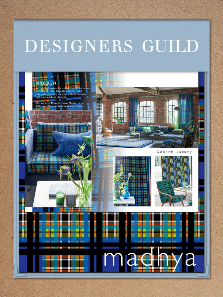Tecido MADHYA - Designers Guild