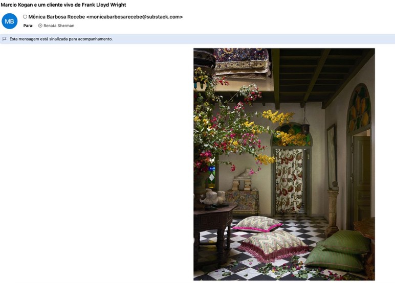 Marcio Kogan e um cliente vivo de Frank Lloyd Wright